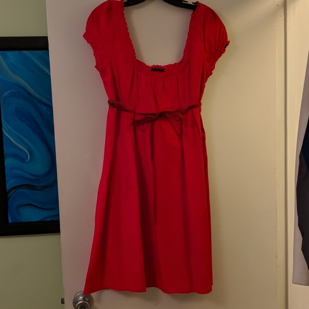 Red dress